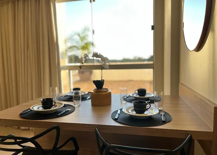 Flat Super Luxo - Rio Quente - Acesso Ao Rio